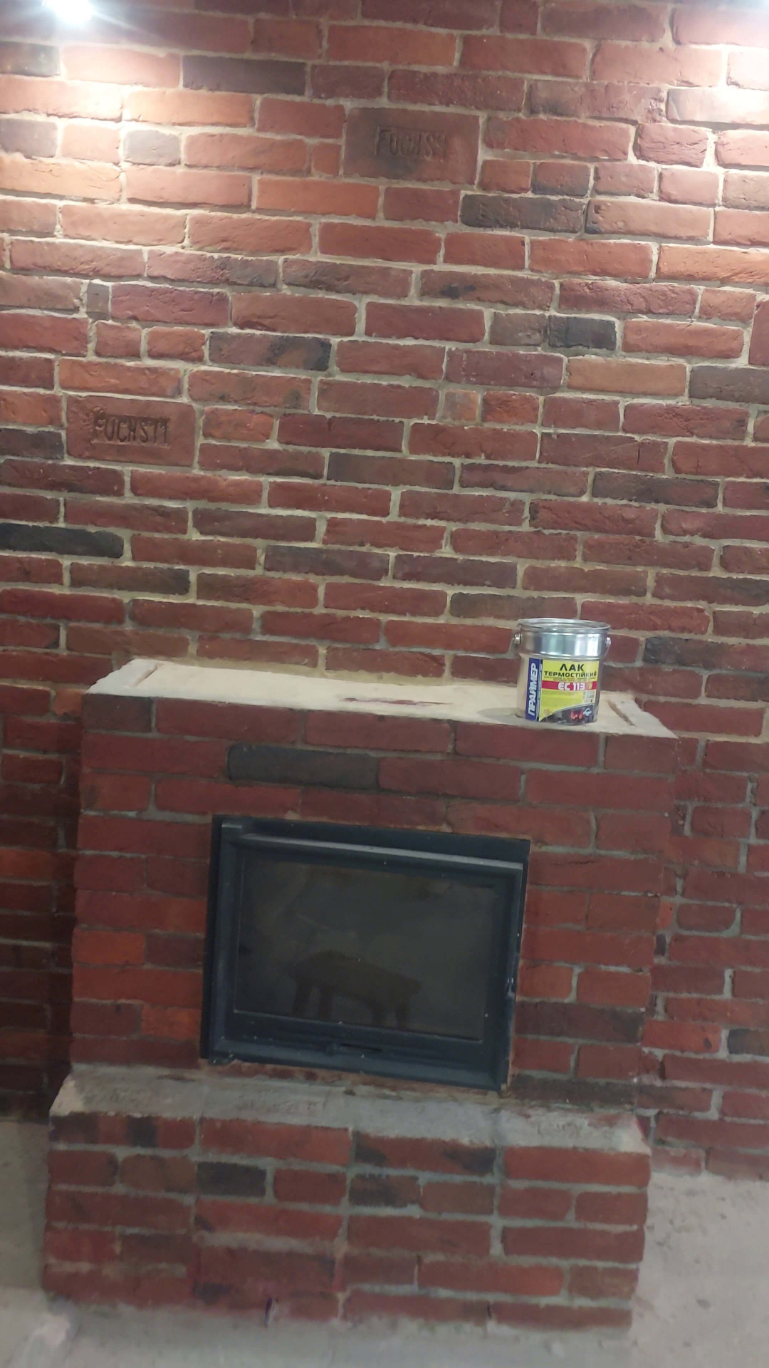Фото відгук Термостійкий лак для камінів та печей «Мокрий Камінь» матовий ТЕРМО ЄС-113 (до +350°С) 1л